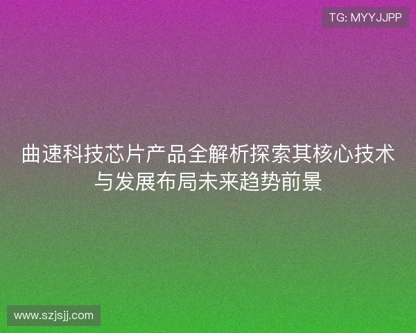 曲速科技芯片产品全解析探索其核心技术与发展布局未来趋势前景